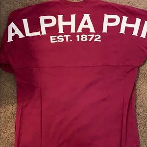 Alpha phi Spirit Jersey